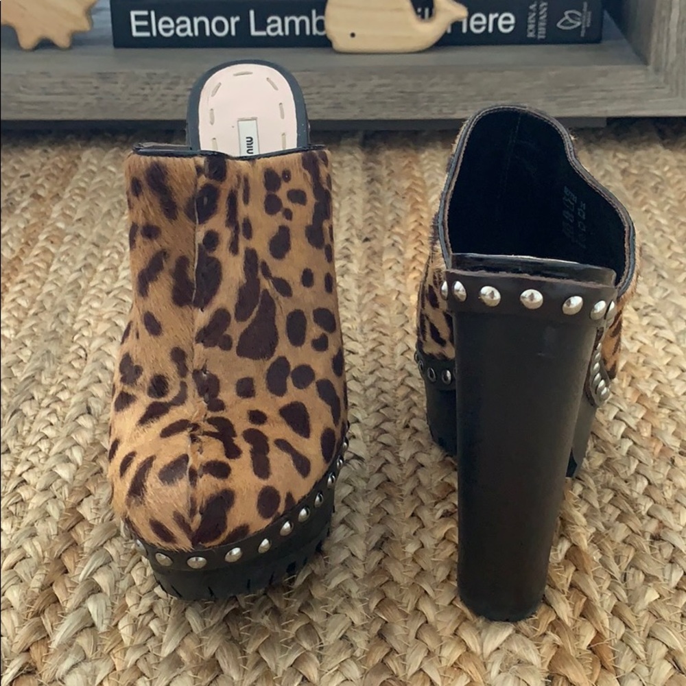 Miu miu clogs